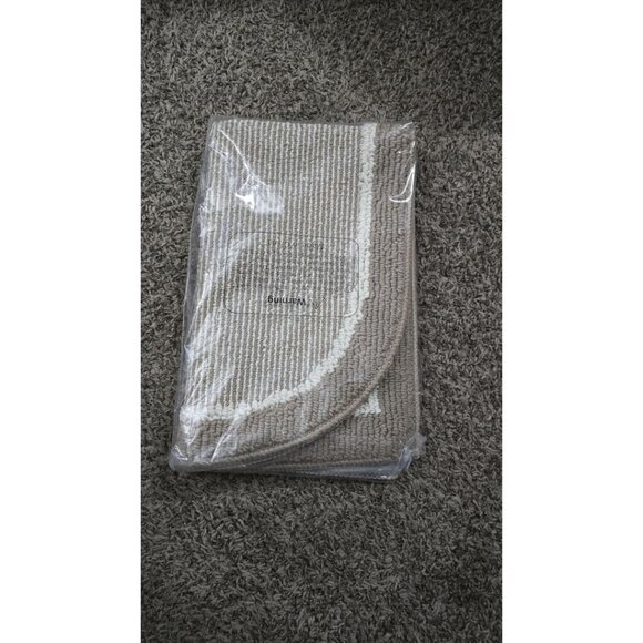 Non Slip Washable, Durable Dirt Resist Half Circle Rug Kitchen Mat 20 x 32 Beige - Picture 4 of 9